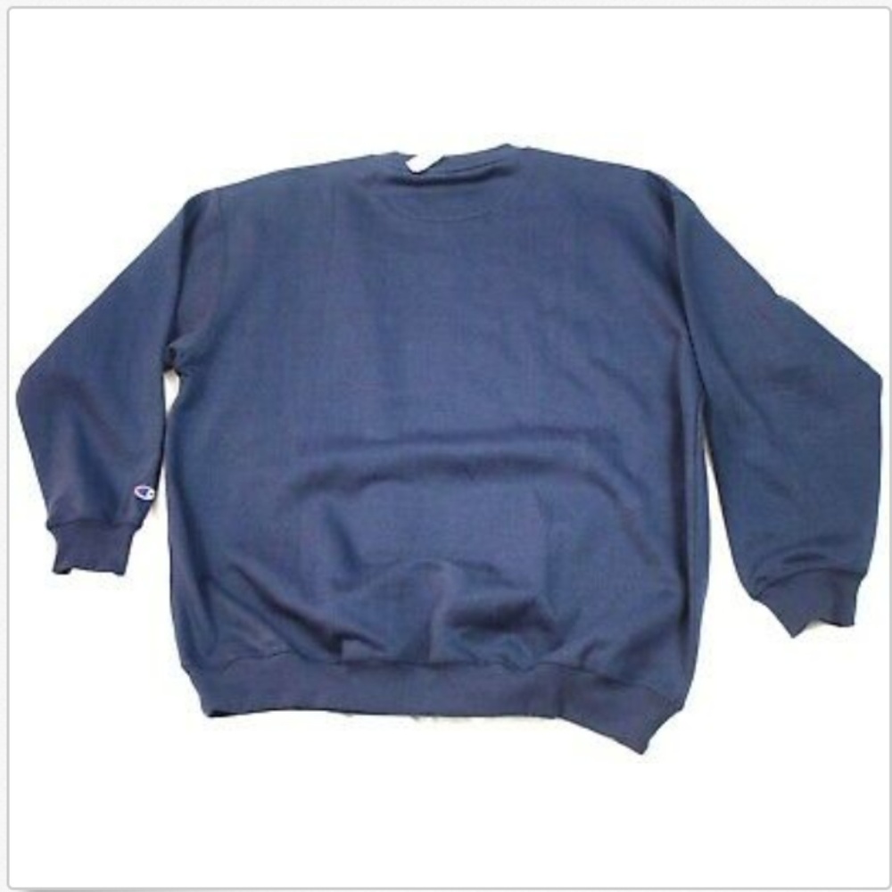 Champion Long Sleeve Spell Out Crewneck Sweatshirt - Picture 3 of 7